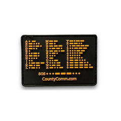 CountyComm - Signal Sentry - Morse Code & SOS Patch