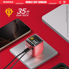 1-Charge+ 1-Port GaN Charger With Built-In USB-C Cable 35W