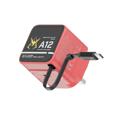 1-Charge+ 1-Port GaN Charger With Built-In USB-C Cable 35W