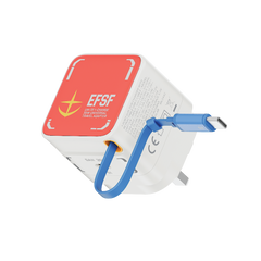 1-Charge+ 1-Port GaN Charger With Built-In USB-C Cable 35W