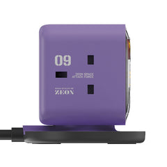1-Charge Work Flow 3-Outlet GaN Power Cube 25W with USB Ports