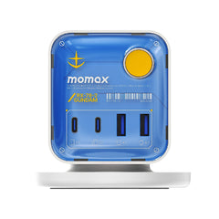 1-Charge Work Flow 3-Outlet GaN Power Cube 25W with USB Ports