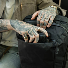 CIVIC Travel Bag 26L - CTB26 - X-Pac Black + Coyote Brown