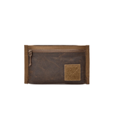 Civic Flat Pouch - Waxed Tan