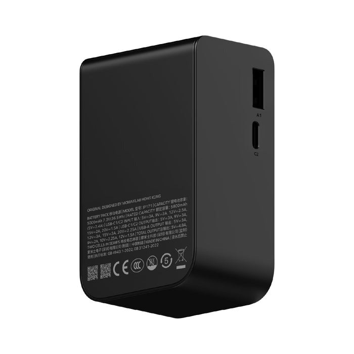 1-Pac Pass Mini⁺ 10000mAh 2in1 Battery Pack with Built-in Retractable Cable MOMAX Power Bank Suburban.