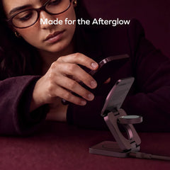 1-Charge Q.Port² Qi2.2 3-in-1 Magnetic Wireless Charging Station