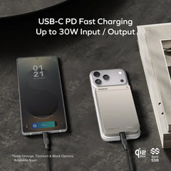 1-Power S.Pass² 10000mAh Magnetic Wireless Battery Pack (Semi-solid State Battery)