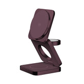 1-Charge Q.Port² Qi2.2 3-in-1 Magnetic Wireless Charging Station