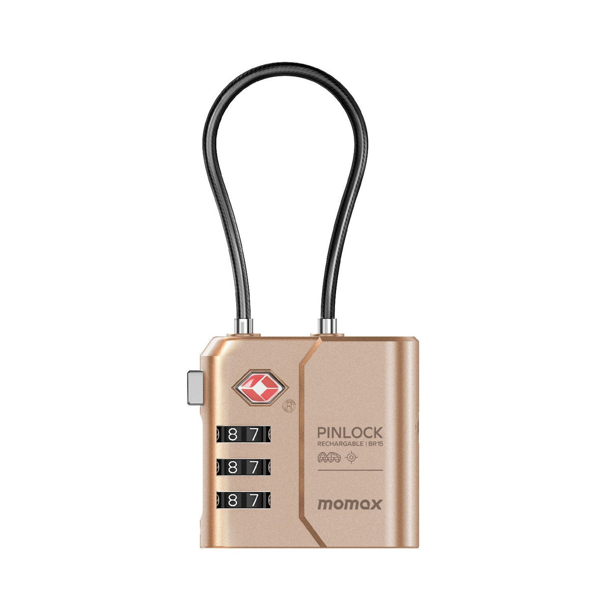 PinLock Find My Locator with TSA Padlock