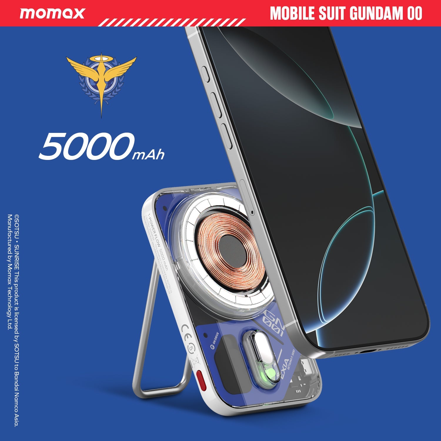 1-Power Flow 5000mAh magnetic power bank
