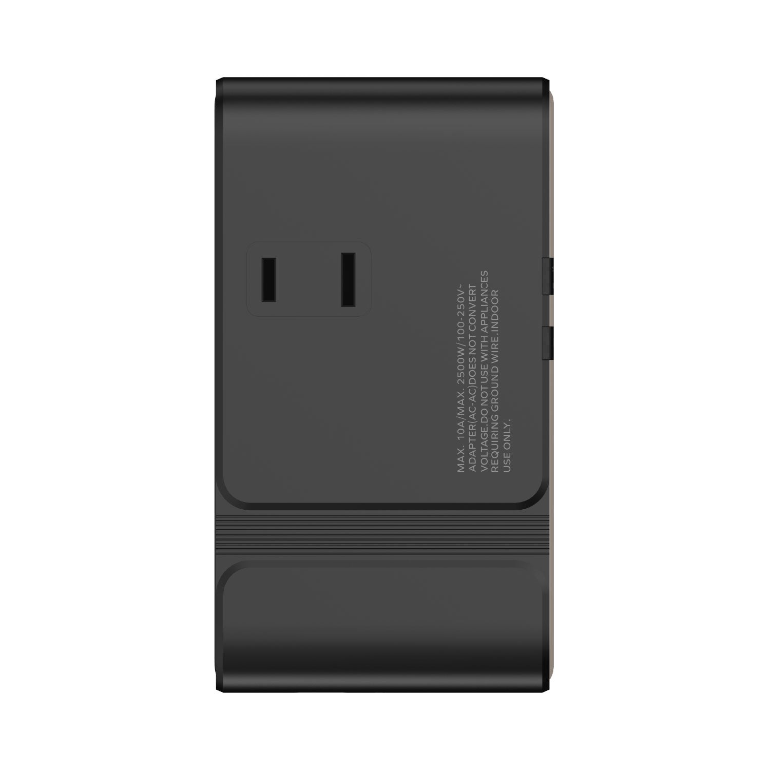 1-World² 205W 7-Port Dual AC Travel Adapter