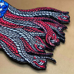 United Snakes Of America Patch MR.X Label Patch Suburban.