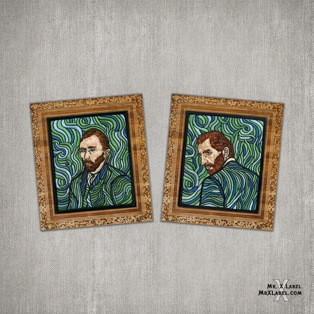 Vincent Van Gogh - Self-Portrait Patch w/ frame MR.X Label Patch Suburban.